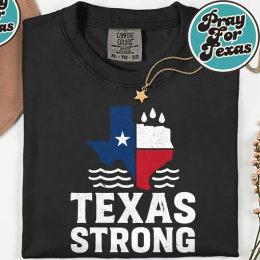 Support Texas Floods Strong T-Shirt - Image 8