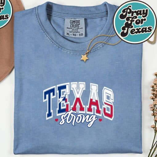 Support Texas Strong Hill Country Strong Pray For Texas Shirt - Image 4