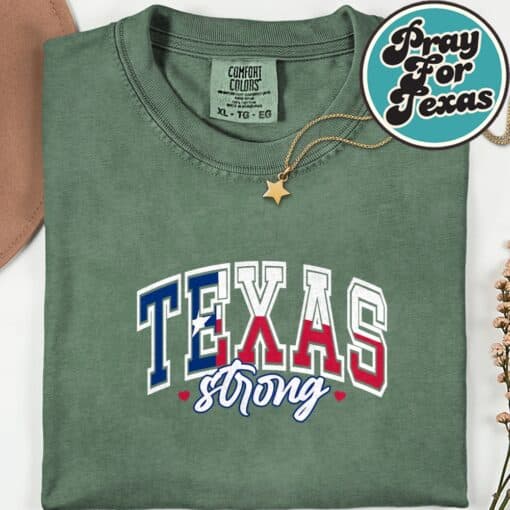 Support Texas Strong Hill Country Strong Pray For Texas Shirt - Image 7