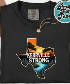 Texas Flood Support T Shirt 8
