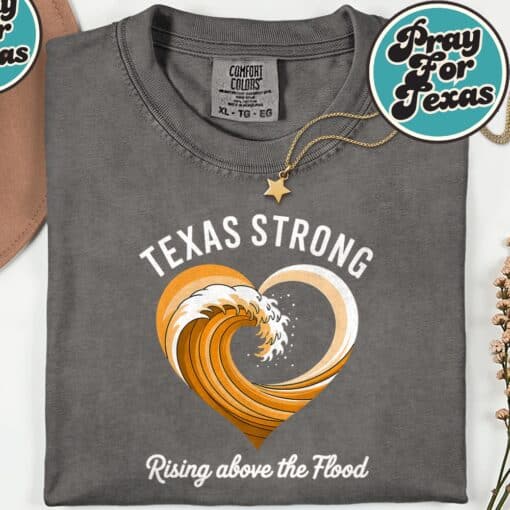 Texas Flooding Support T-Shirt - Image 2
