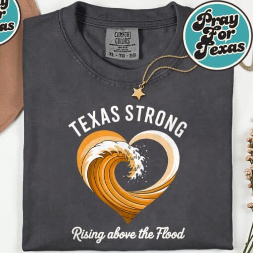 Texas Flooding Support T-Shirt - Image 3