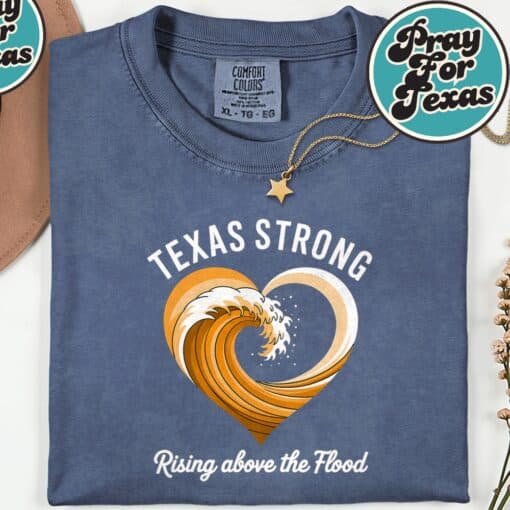 Texas Flooding Support T-Shirt - Image 4