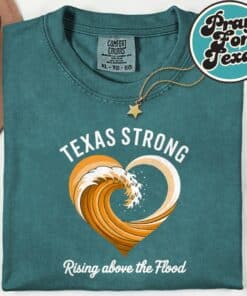 Texas Flooding Support T Shirt 5