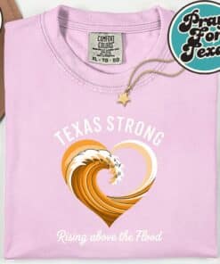 Texas Flooding Support T Shirt 7