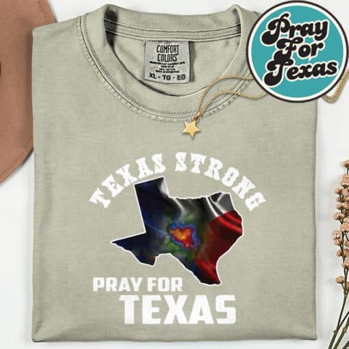 Texas Strong Pray For Texas Shirt - Image 9