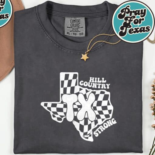 Texas Strong Pray for Texas T-Shirt - Image 2
