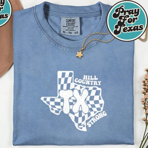 Texas Strong Pray for Texas T-Shirt - Image 4