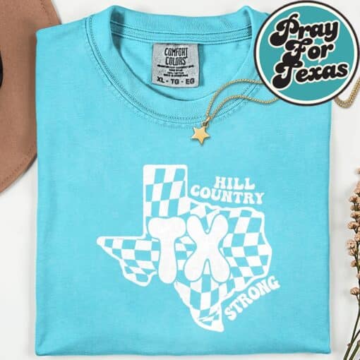Texas Strong Pray for Texas T-Shirt - Image 6
