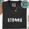 Texas Strong Texas Map T Shirt