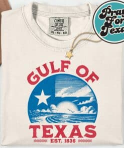 Vintage 1836 Gulf Of Texas T Shirt 8