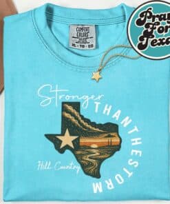 Vintage Pray for Texas Shirt 8