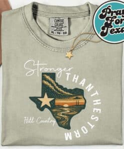 Vintage Pray for Texas Shirt 9