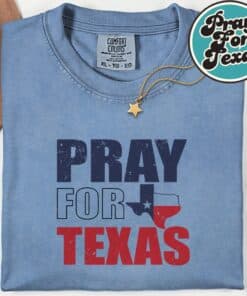 Vintage Pray for Texas T Shirt2
